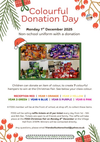 Dec Events @ Sutton Primary School