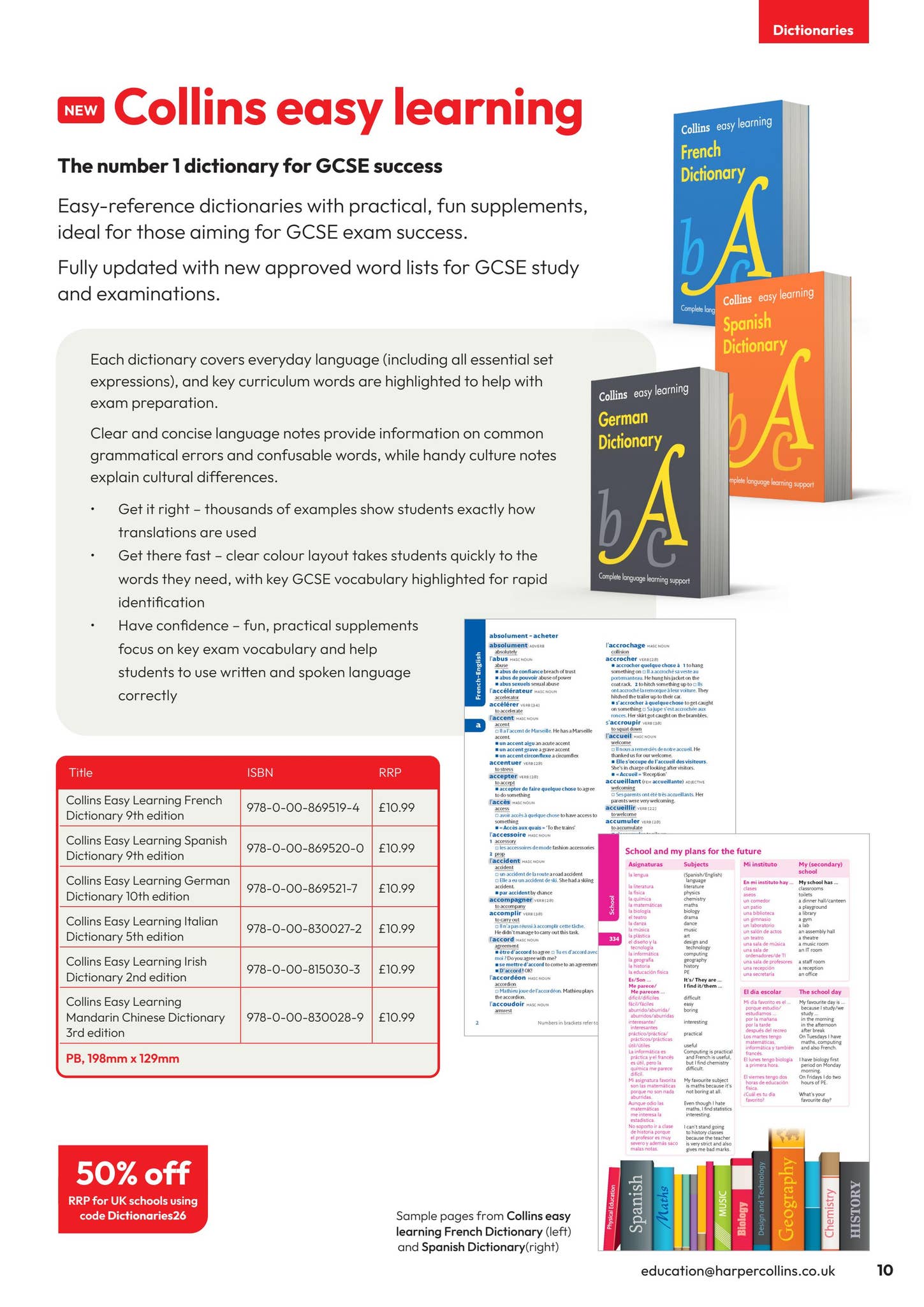 Collins Secondary Languages Catalogue 2026 (UK schools) by Collins - Issuu
