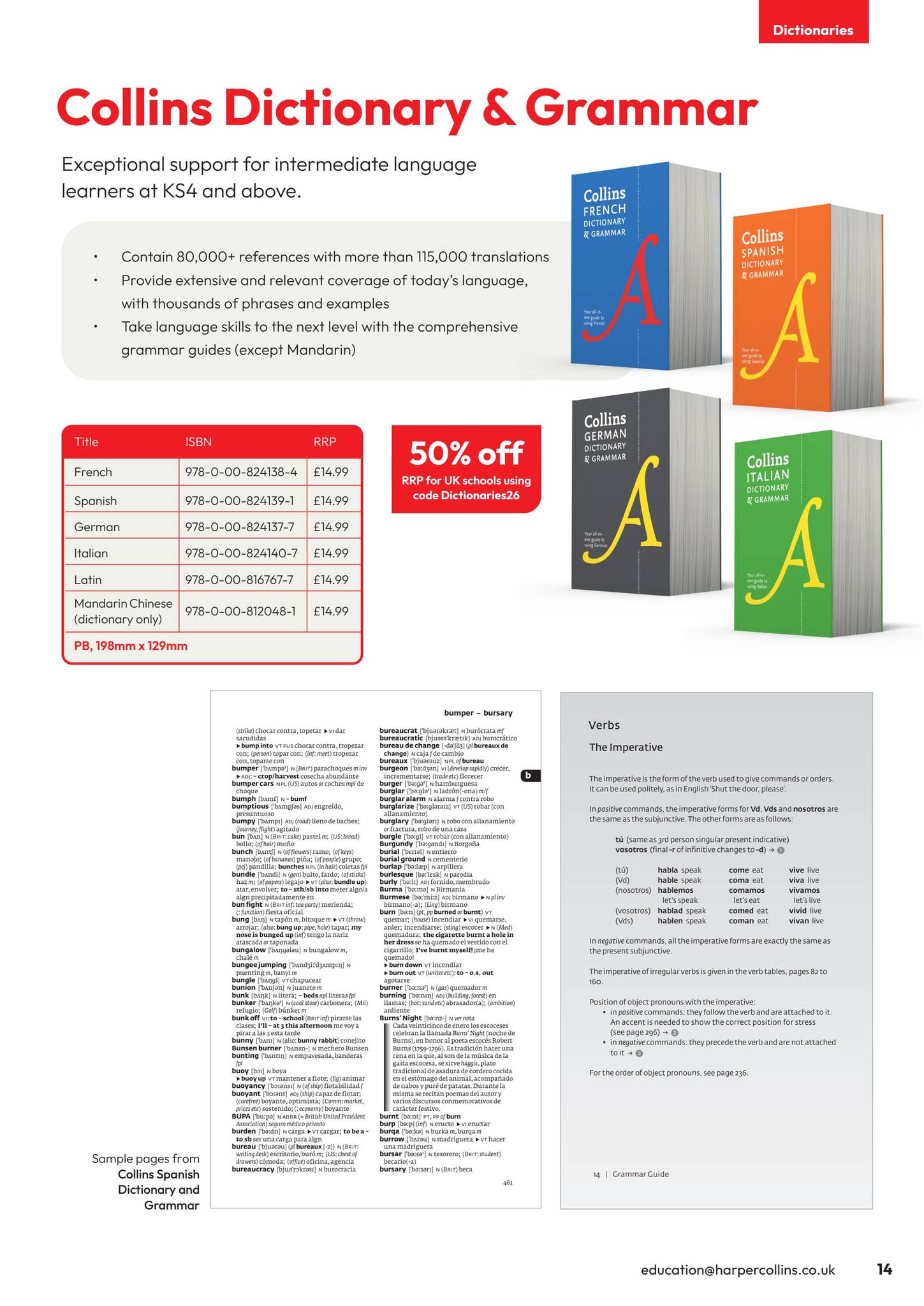 Collins Secondary Languages Catalogue 2026 (UK schools) by Collins - Issuu