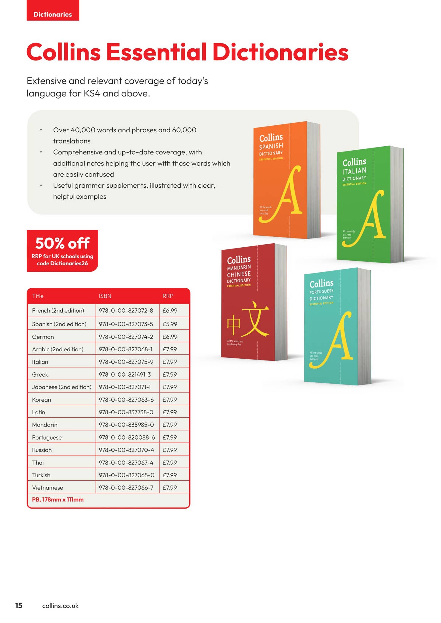 Collins Secondary Languages Catalogue 2026 (UK schools) by Collins - Issuu