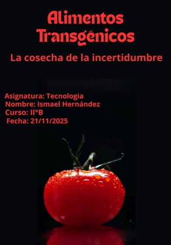 Alimentos Transgénicos