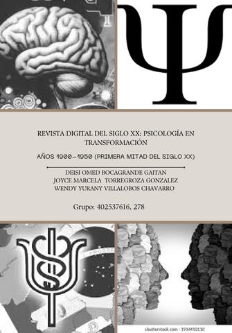 Identificación de los desarrollos científicos de la psicología en el siglo XX. (2)