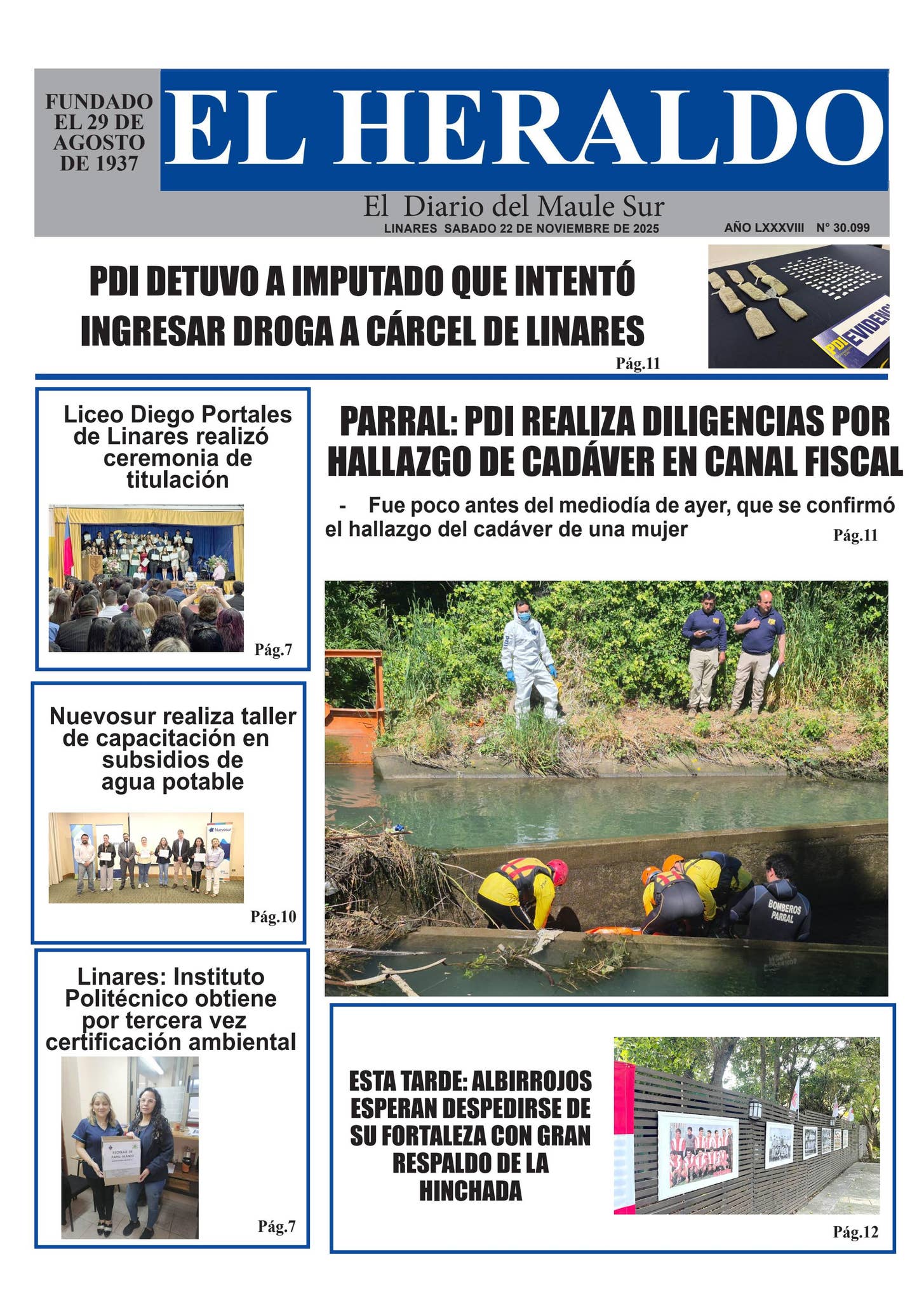 Sabado 22 de noviembre 2025
