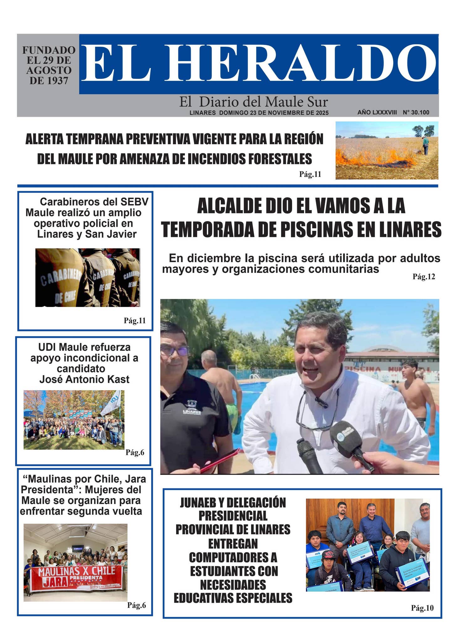 Domingo 23 de noviembre 2025