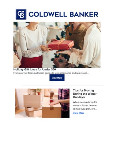 Holiday Gift Ideas for Under