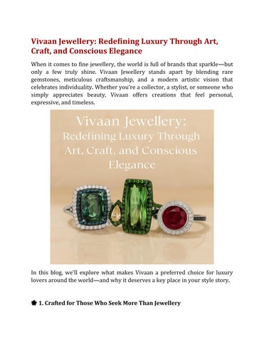 Redefining Luxury Through Art, Craft, and Conscious Elegance