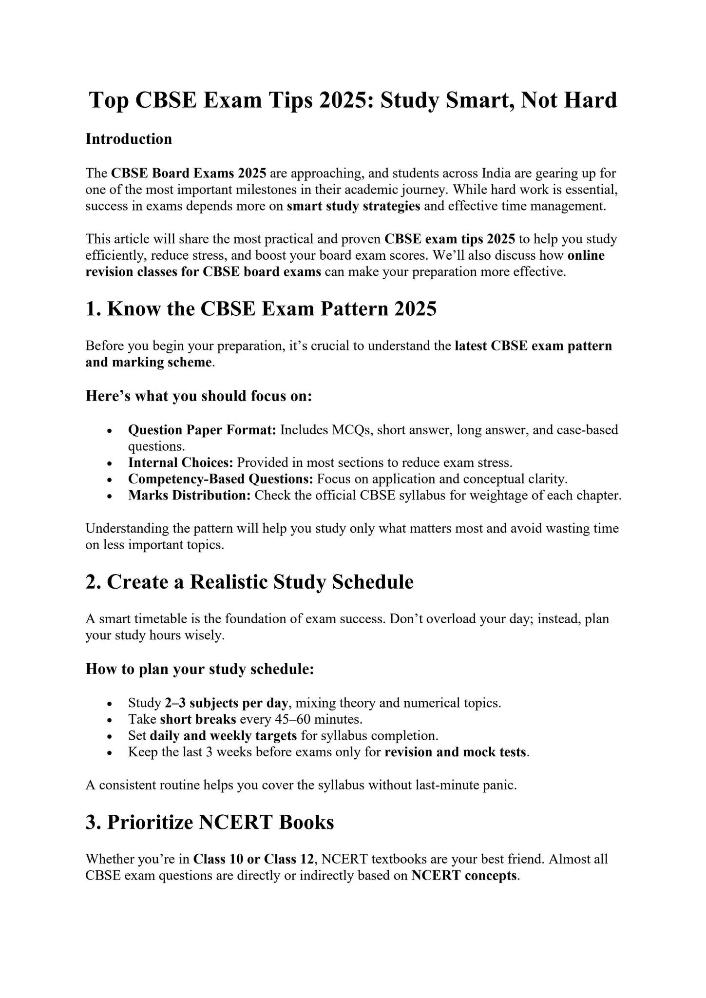 Top CBSE Exam Tips 2025 Study Smart, Not Hard by Fukey Education - Issuu