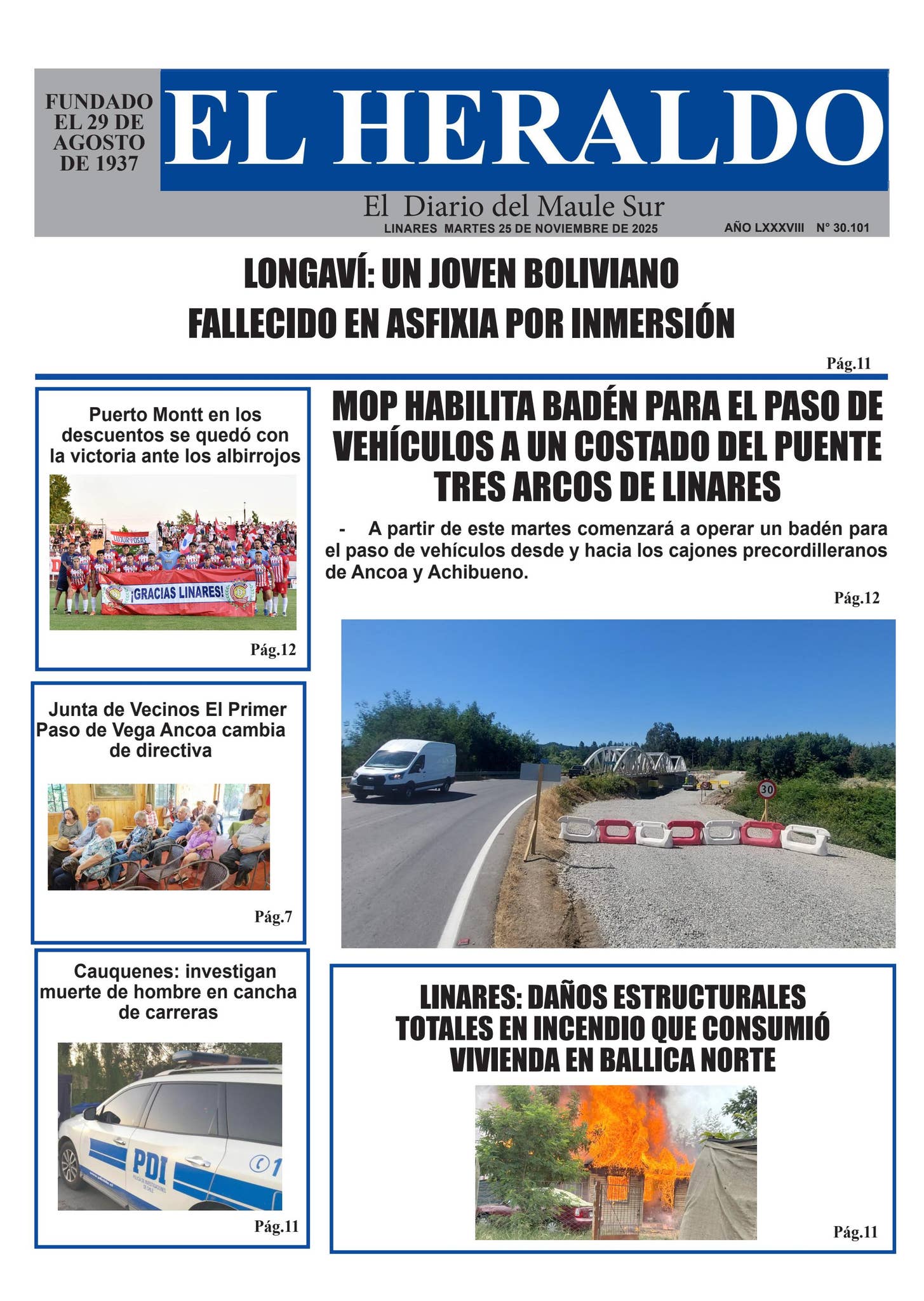 Martes 25 de noviembre 2025