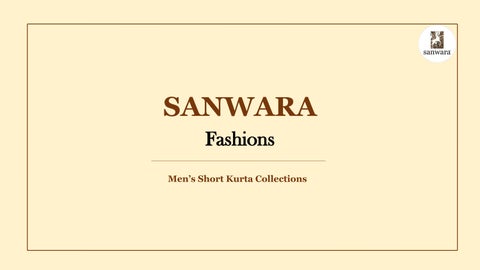 Short Kurta for Men by Sanwara | Stylish, Comfortable & Modern Ethnic Wear