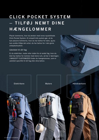 Sortberg Hansen 家具目录 · Mascot Customized Workwear 2025 第 18 页