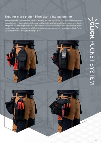 Sortberg Hansen 家具目录 · Mascot Customized Workwear 2025 第 21 页