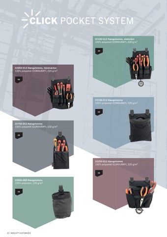 Sortberg Hansen 家具目录 · Mascot Customized Workwear 2025 第 22 页