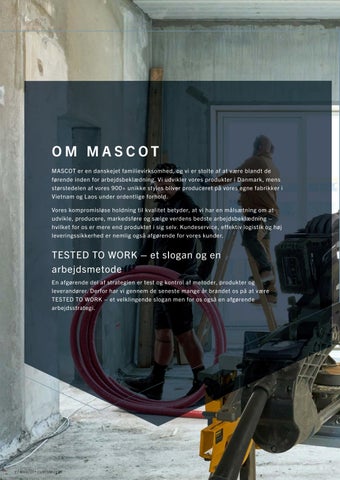 Sortberg Hansen 家具目录 · Mascot Customized Workwear 2025 第 2 页
