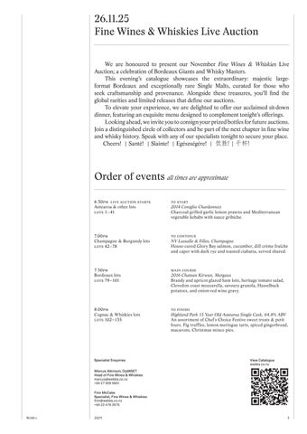 Fine Wines × Whiskies, November 2025 第 3 页