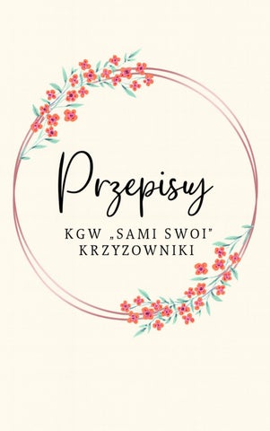 Przepisy KGW SAMI SWOI