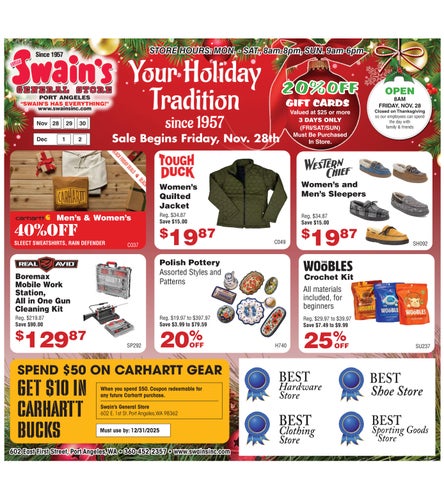Peninsula Daily News, Jefferson County, November 26, 2025