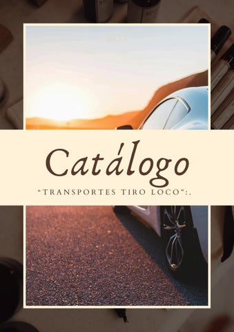  Catálogo TRANSPORTE LOCO