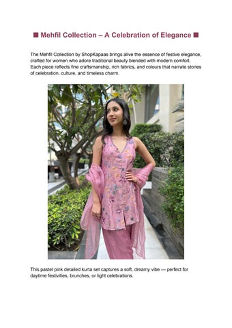   Mehfil Collection | Festive Ethnic Wear for Women