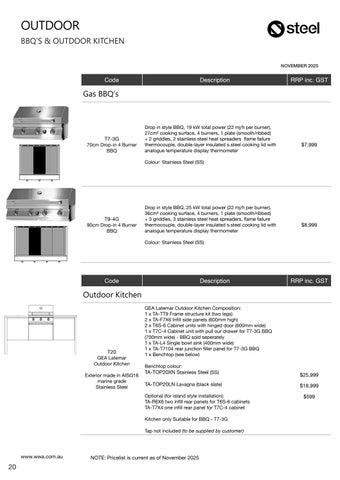 Steel Cucine Pricelist 零售 November 2025 第 20 页