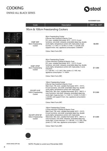 Steel Cucine Pricelist 零售 November 2025 第 4 页