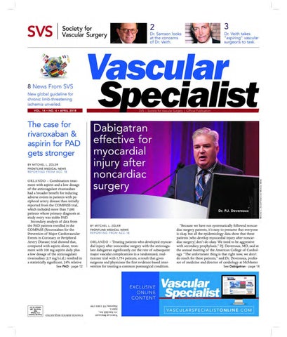 Vascular Specialist April 2018