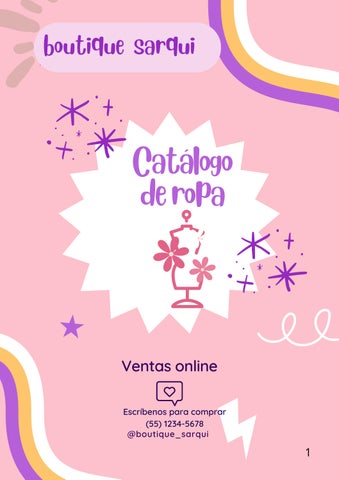 Documento A4 Catálogo de Productos Online Negocio Moderno Morado