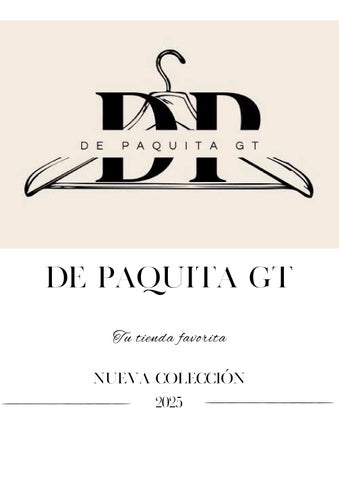 Revista Catálogo De Paquita GT