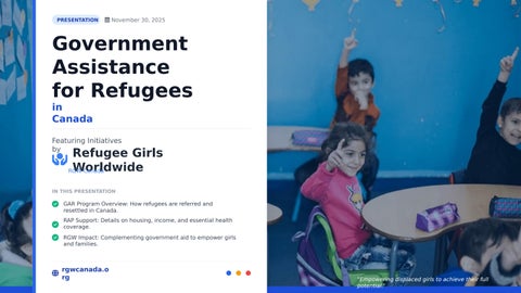 Supporting Refugee Families With Essential Aid Programs