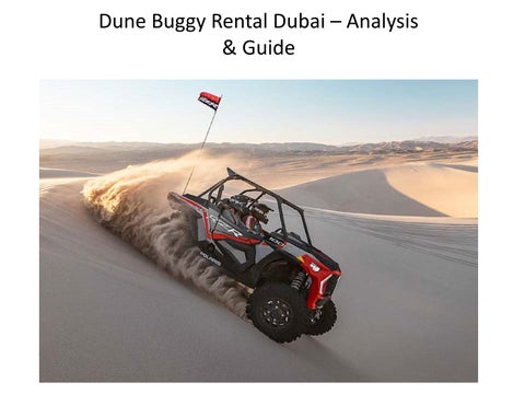 Dune Buggy Rental Dubai 