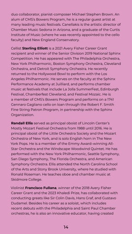 Chamber Music Society of Lincoln Center - Program 第 14 页