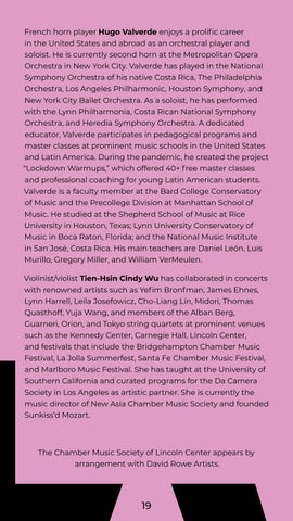 Chamber Music Society of Lincoln Center - Program 第 19 页