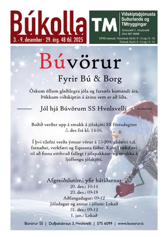 Búkolla 3.–9. desember 2025