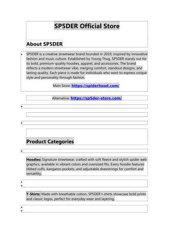 SP5DER Official Store