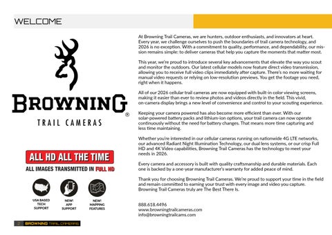 Browning Trail Cameras 2026 第 2 页