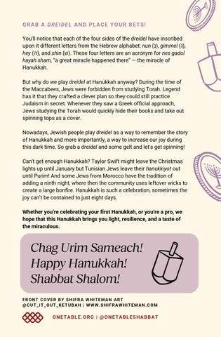 Shabbanukkah 指南 2025 第 12 页