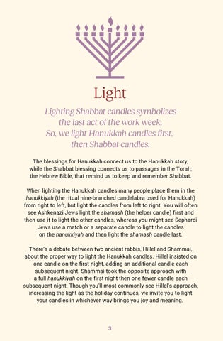 Shabbanukkah 指南 2025 第 3 页