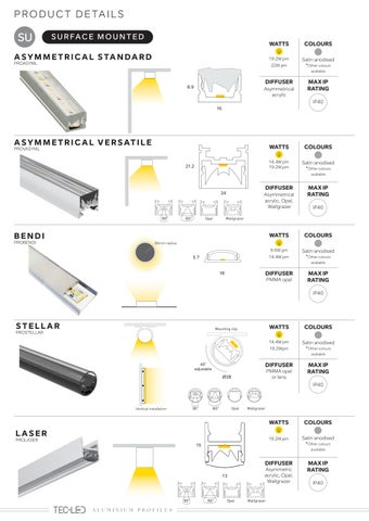 Aluminium 型材灯 灯饰目录 第 20 页