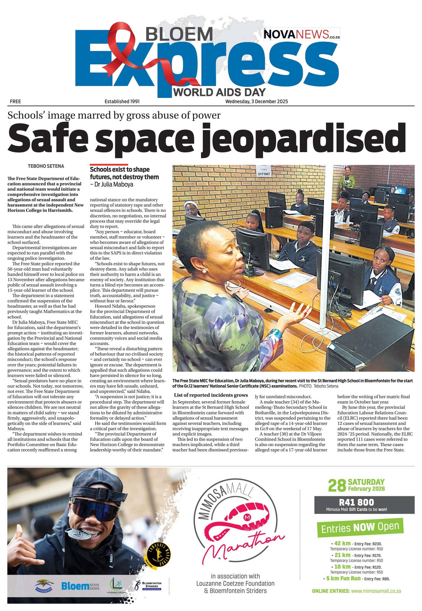 Bloem Express -E-edition 3 December 2025 by Novus Media - Issuu