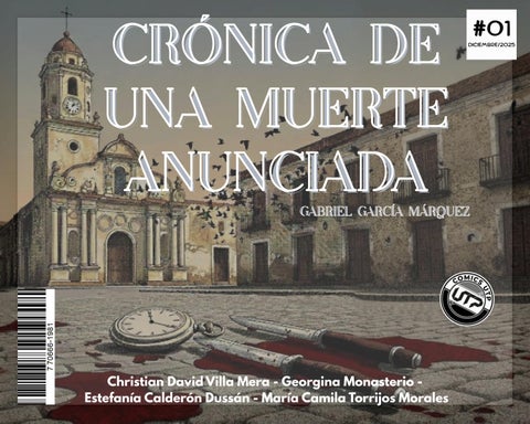 CRONICA DE UNA MUERTE ANUNCIADA