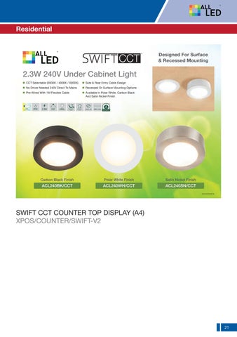All LED Point of Sale 灯饰目录 V3 第 21 页