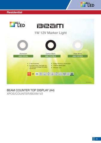 All LED Point of Sale 灯饰目录 V3 第 23 页