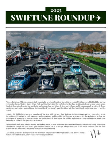 Swiftune - 2025 end of year newsletter