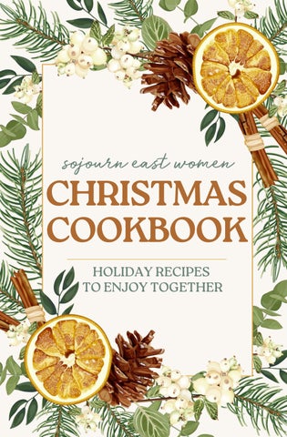 Sojourn East Women's Christmas Cookbook