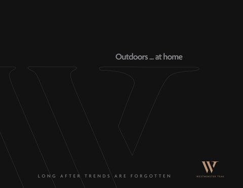 Westminster Teak Digital Catalog 2026