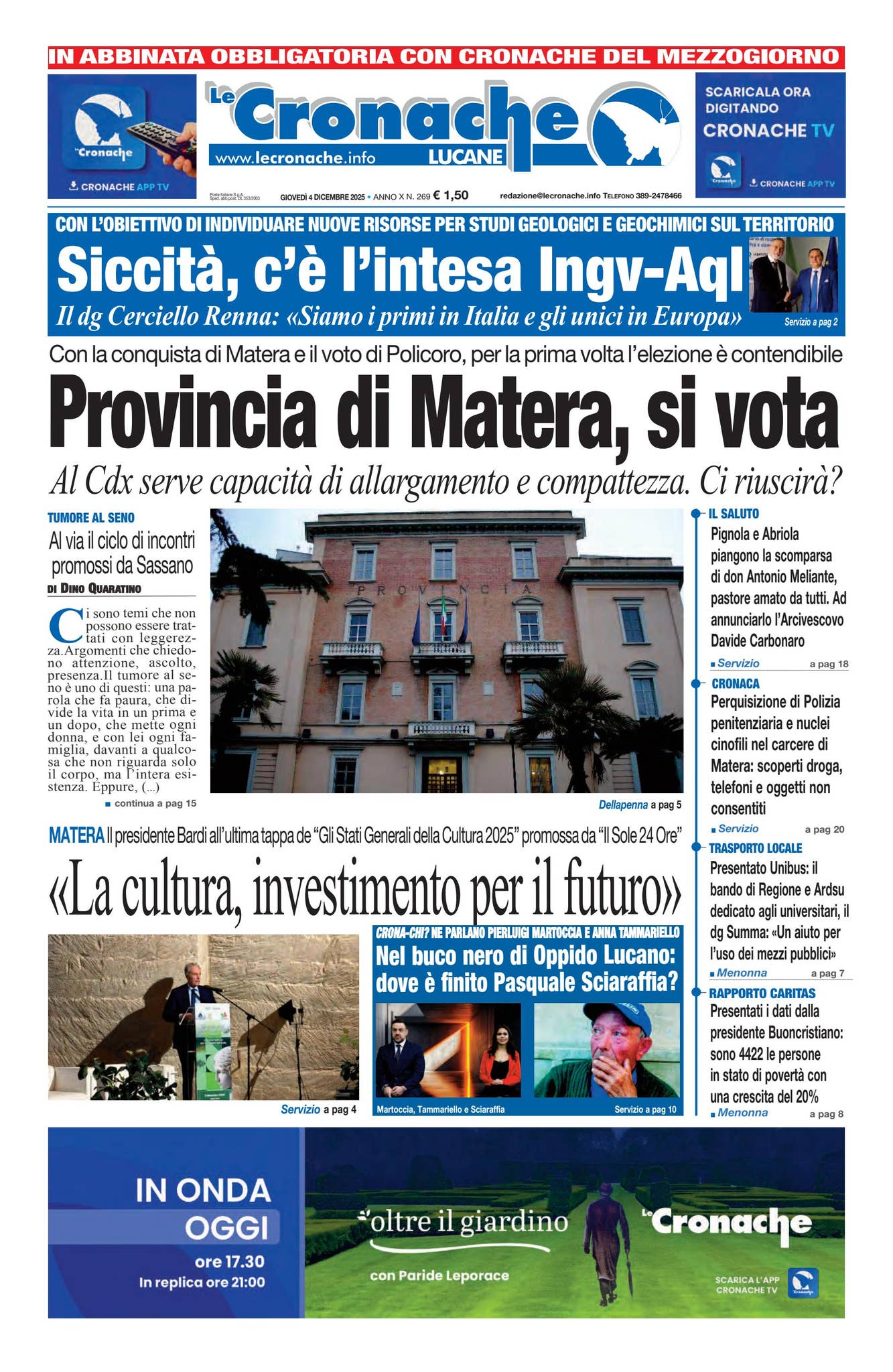 Cronache del 4 dicembre 2025 by Cronache - Issuu, image size:1333x2048