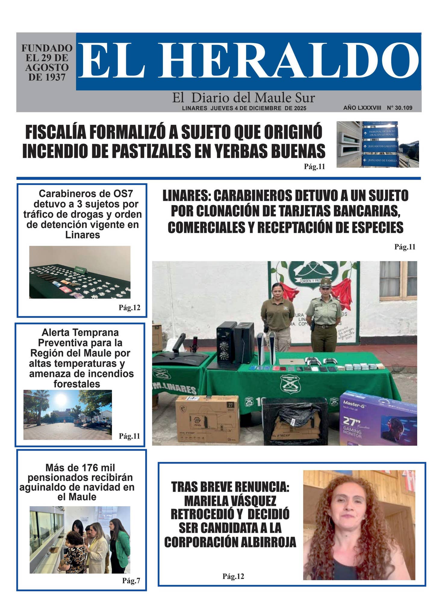 Jueves 04 de noviembre 2025