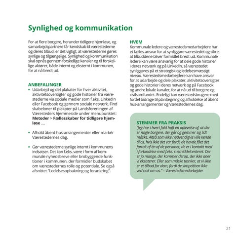 Fællesskaber for tidligere hjemløse 第 21 页
