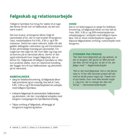 Fællesskaber for tidligere hjemløse 第 22 页