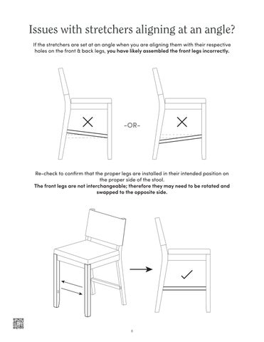 Linus Slingback Counter 凳 Instruction Sheet 21506 第 8 页