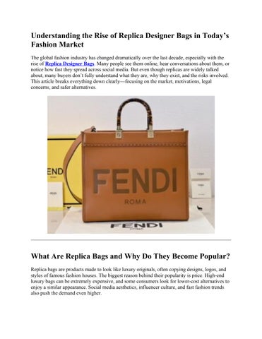 Replica Designer Bags